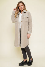 Load image into Gallery viewer, Fleece Long Shacket
