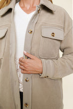 Load image into Gallery viewer, Fleece Long Shacket
