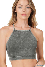 Load image into Gallery viewer, Washed Ribbed Cropped Cami
