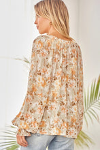 Load image into Gallery viewer, Woven Floral Top
