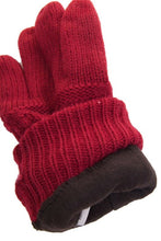 Load image into Gallery viewer, C.C Knitted Glove with Fleece Lining
