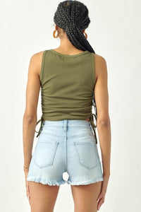 Corine Button Fly Shorts by KanCan