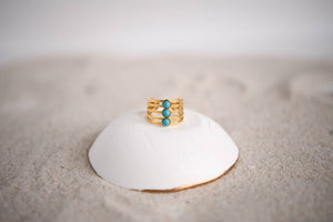 Desert Child Stacked Statement Ring