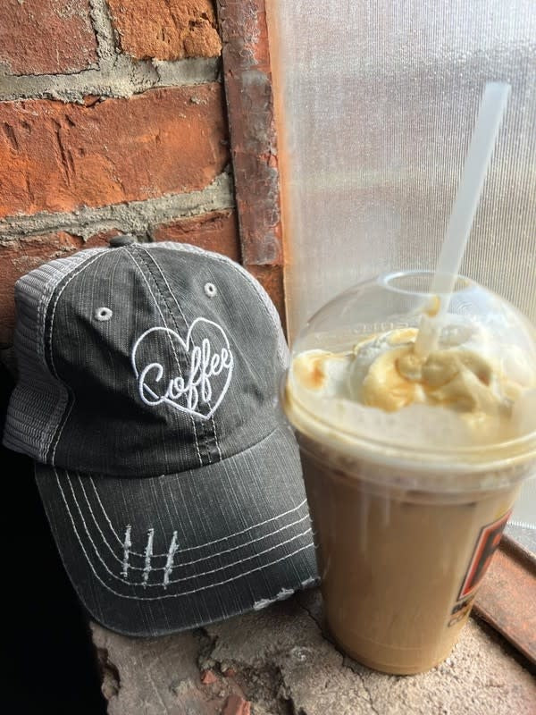 Heart and Coffee Trucker Hat