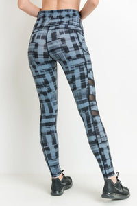 Highwaist Dotted Plaid Leggings