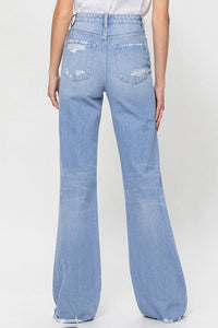Hotter Than That - 90's Vintage Flare Jeans By Flying Monkey