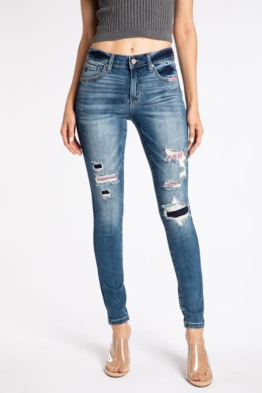 Patched KanCan Jeans