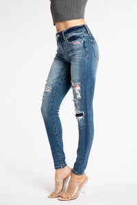Patched KanCan Jeans