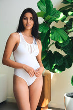 Load image into Gallery viewer, Seamless High Neck Cutout Ribbed Bodysuit
