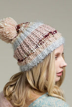 Load image into Gallery viewer, Shimmer Stripe Beanie
