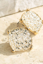Load image into Gallery viewer, Shimmery Square Stud Earrings
