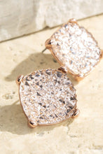 Load image into Gallery viewer, Shimmery Square Stud Earrings
