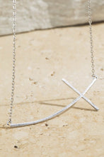 Load image into Gallery viewer, Side Cross Pendant Necklace
