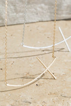 Load image into Gallery viewer, Side Cross Pendant Necklace
