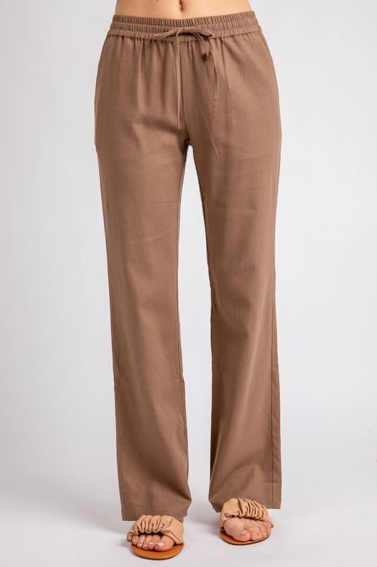 Solid Linen Pants