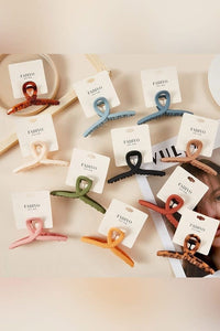 Solid Single Knot Hair Clip