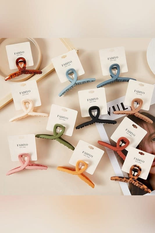 Solid Single Knot Hair Clip
