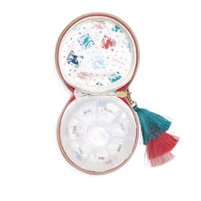 Load image into Gallery viewer, Vegan Leather Travel Pill Case with Tassel
